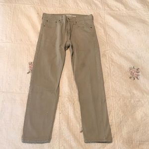 Levi's khaki colored tannish pants Taper 30x30